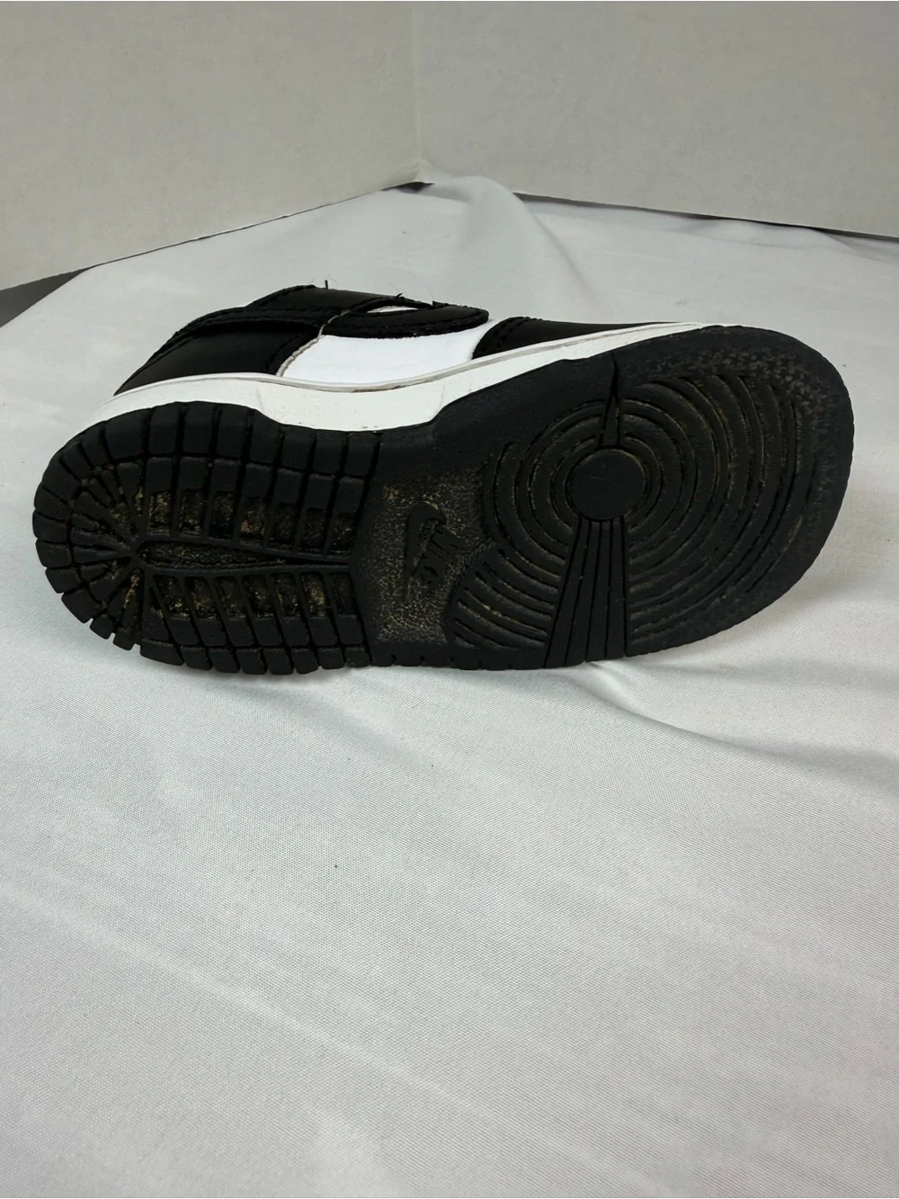 Nike Dunk Low Toddler Size 6C Black White Panda Leather Shoes Sneakers - Picture 6 of 9